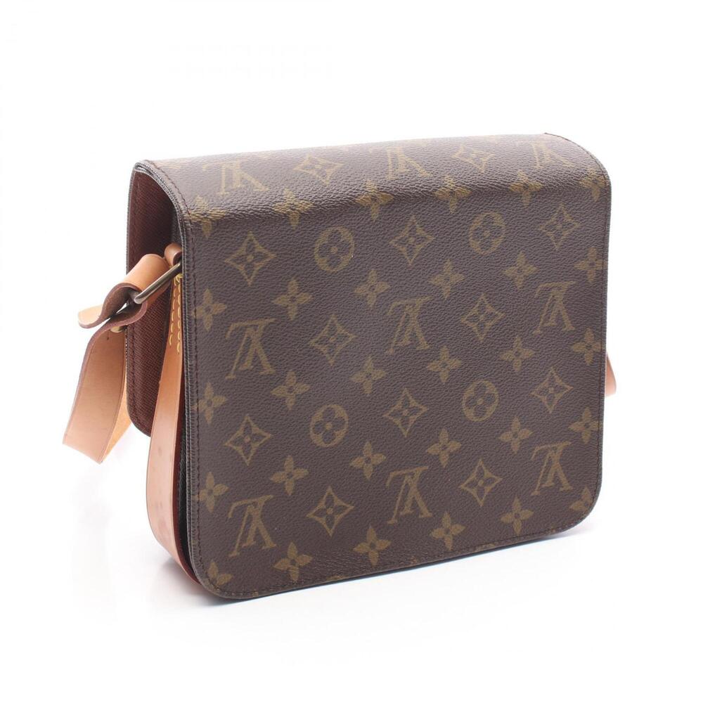 LOUIS VUITTON Authentic Brown Monogram Leather Shoulder Bag - Picture 2 of 11